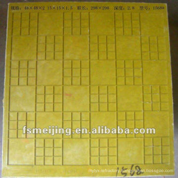 Moulding plastic for glass mosaic